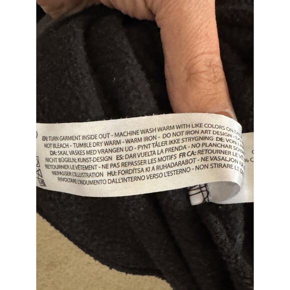 Ariat Sleeve Logo Hoodie Men 2XL Black Pullover Sweatshirt Country Rodeo Cowboy - Picture 6 of 8